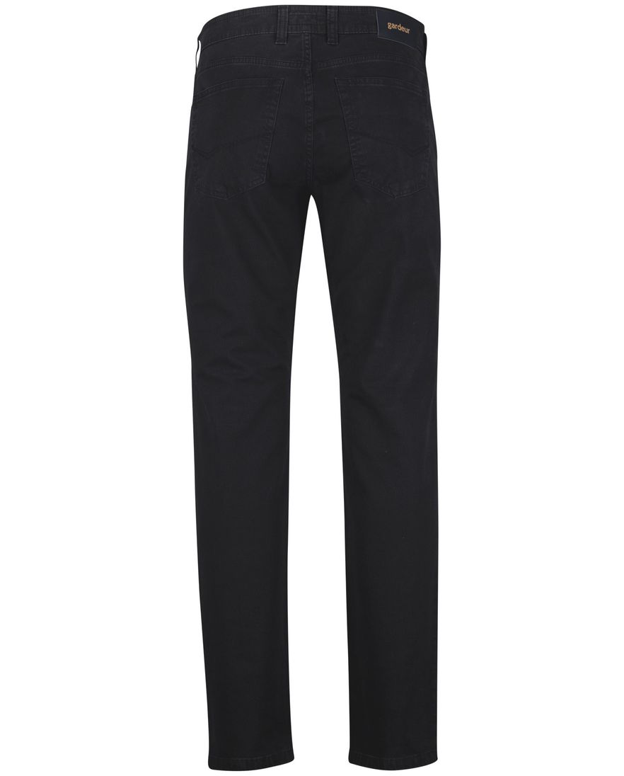 Effen Gardeur 5-pocket broek donkerblauw katoen