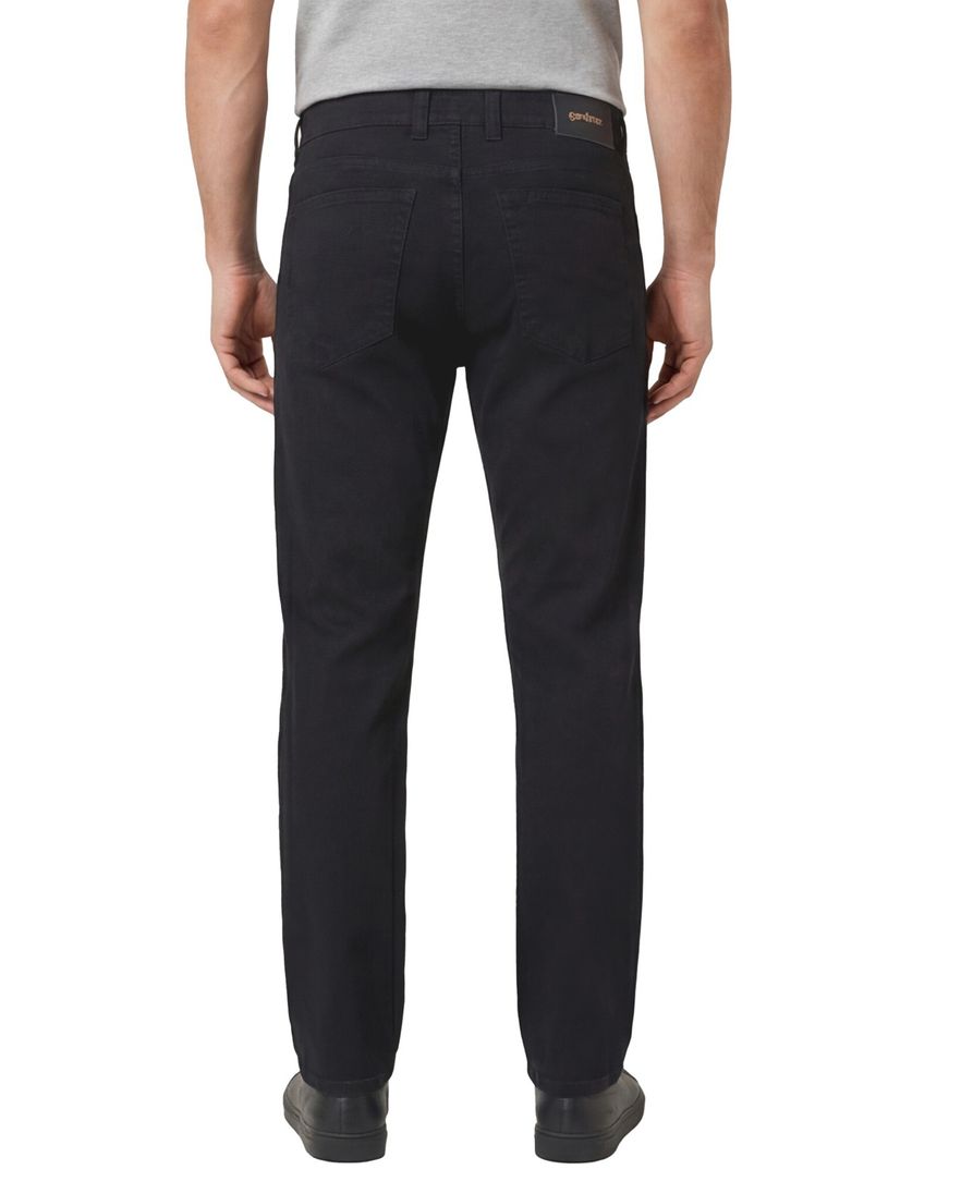 Effen Gardeur 5-pocket broek donkerblauw katoen