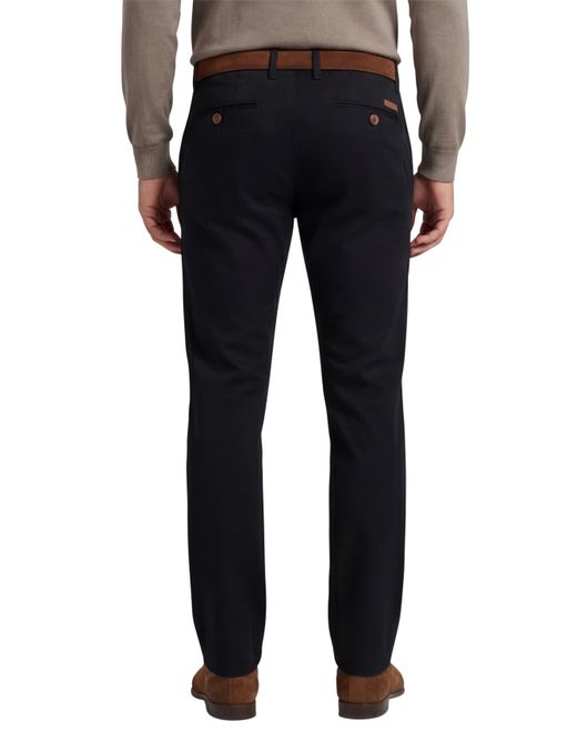 Gardeur pantalon slim fit katoen donkerblauw