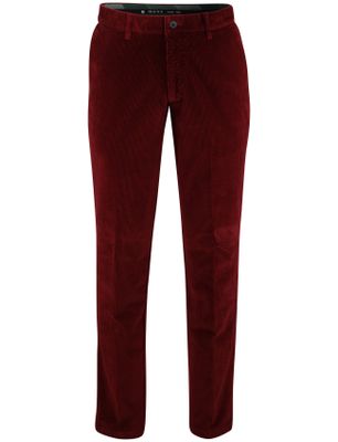 M.E.N.S. Katoenen corduroy chino M.E.N.S rood