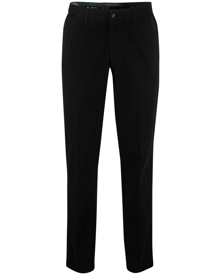M.e.n.s. chino broek katoen zwart