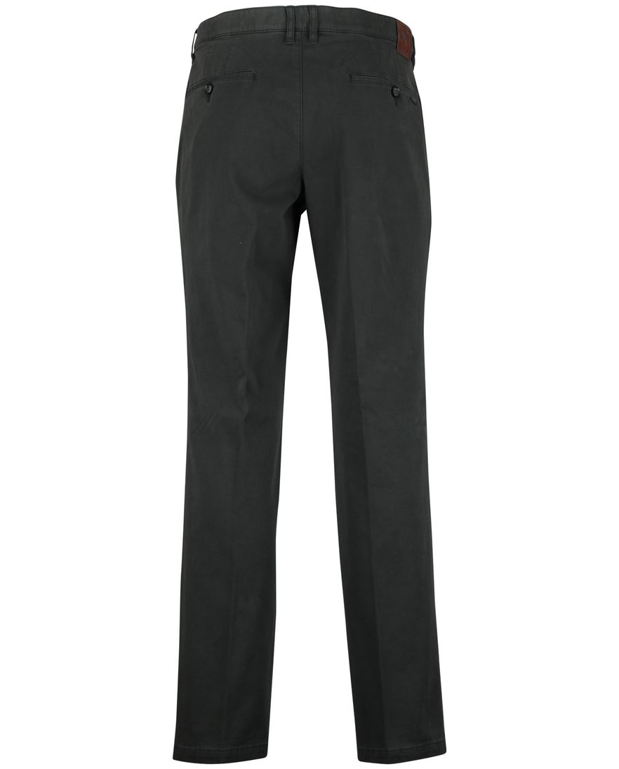 Effen chino M.E.N.S groen katoen