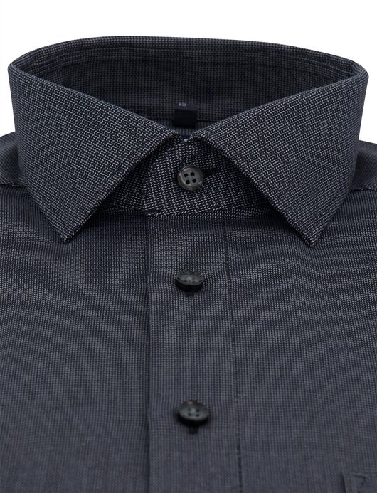 Olymp Luxor Modern Fit Overhemd grijs katoen geprint