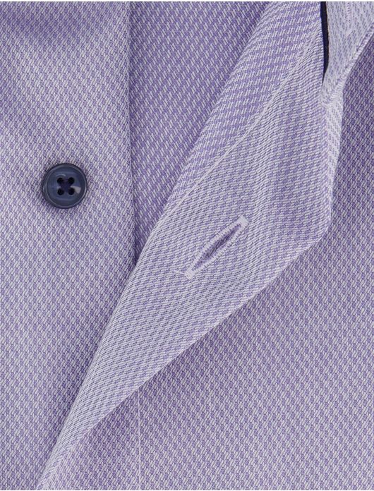 Olymp Luxor Modern Fit Overhemd paars effen katoen