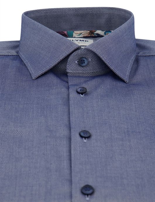 Olymp Level Five Body fit Overhemd donkerblauw katoen