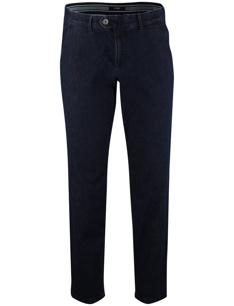 Donkerblauwe pantalon Eurex flatfront normale fit