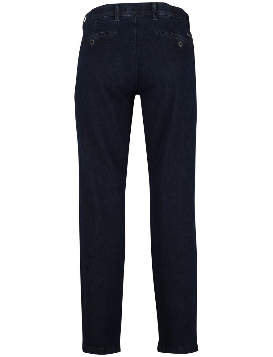 Donkerblauwe pantalon Eurex flatfront normale fit