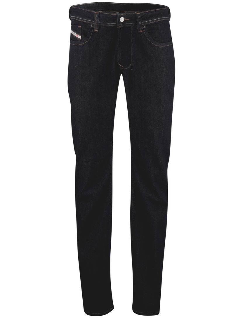 Diesel jeans Larkee navy gemêleerd 5-pocket normale fit