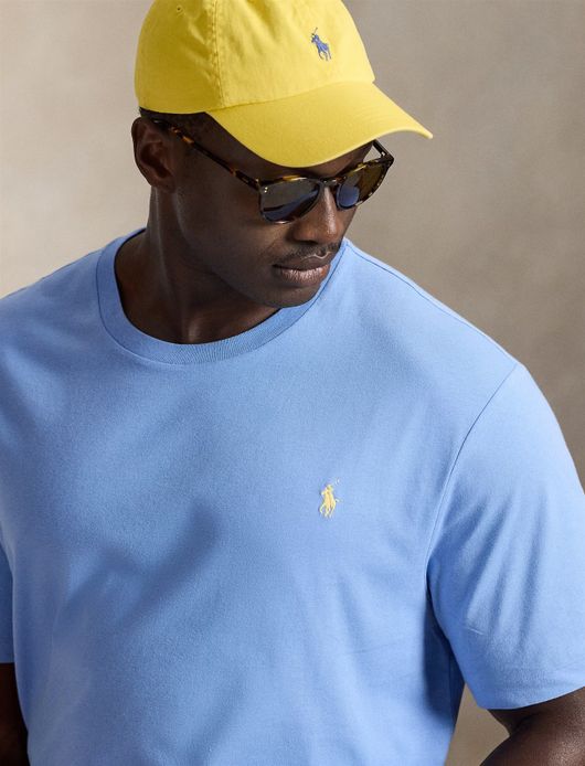 Polo Ralph Lauren t-shirt big en tall lichtblauw wijde fit