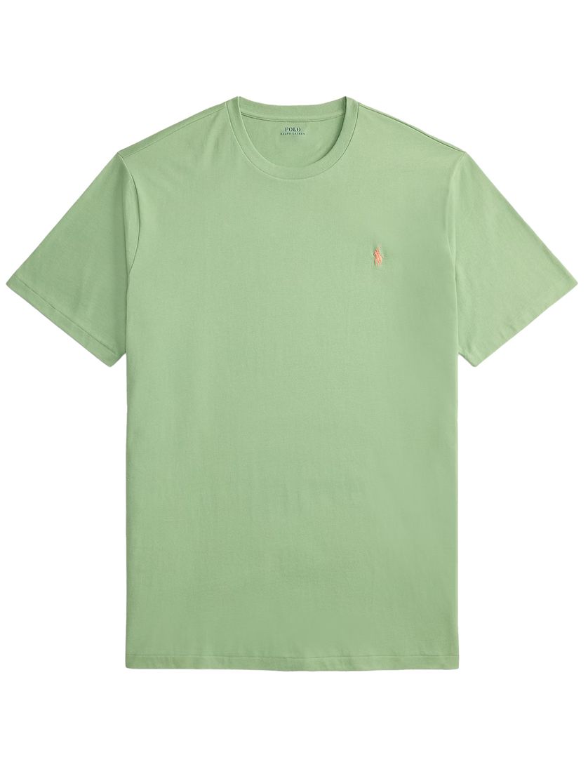 Polo Ralph Lauren t-shirt big en tall groen katoen ronde hals