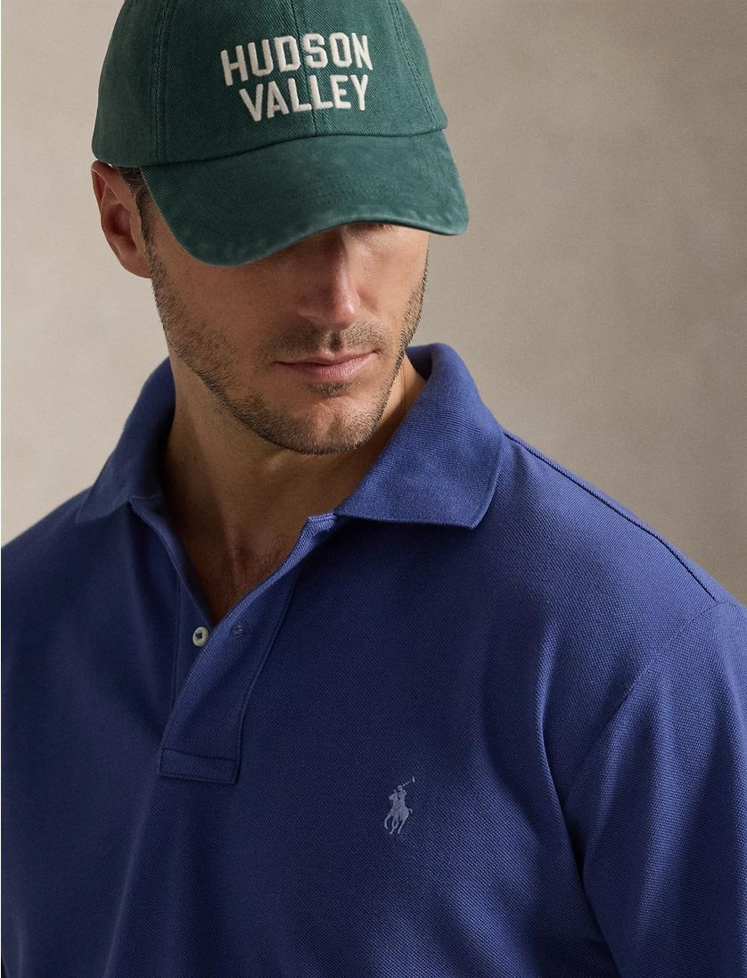 polo big en tall Polo Ralph Lauren donkerblauw korte mouw
