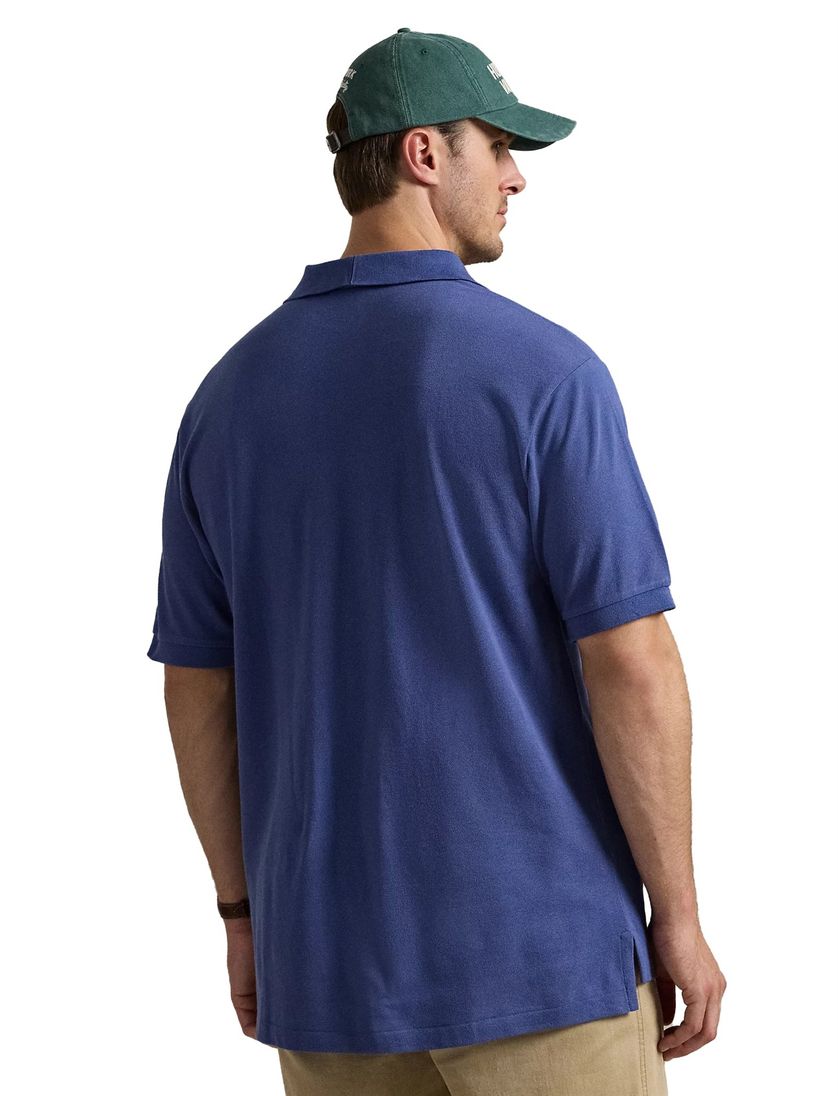 polo big en tall Polo Ralph Lauren donkerblauw korte mouw