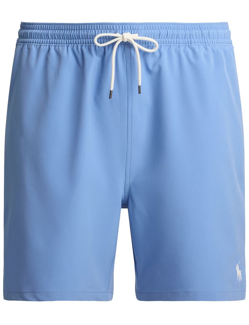 zwembroek blauw en wit big and tall polo ralph lauren polyester