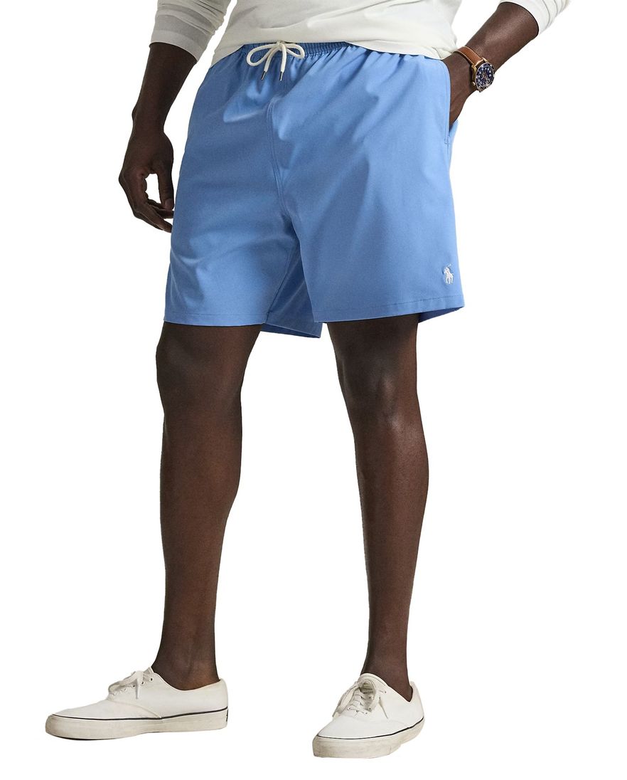 Polo Ralph Lauren zwembroek blauw en wit 100% polyester