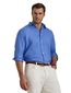 Polo Ralph Lauren big en tall overhemd blauw linnen