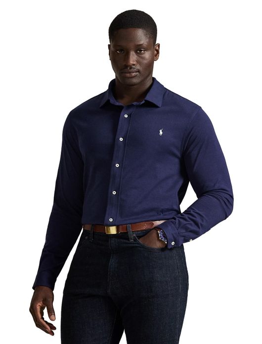 Polo Ralph Lauren Big en Tall overhemd donkerblauw