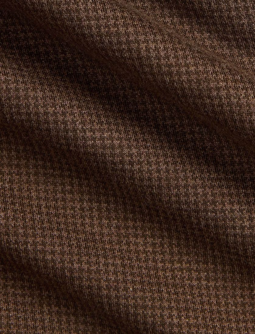 Polo Ralph Lauren big en tall overhemd bruin wijde fit jersey