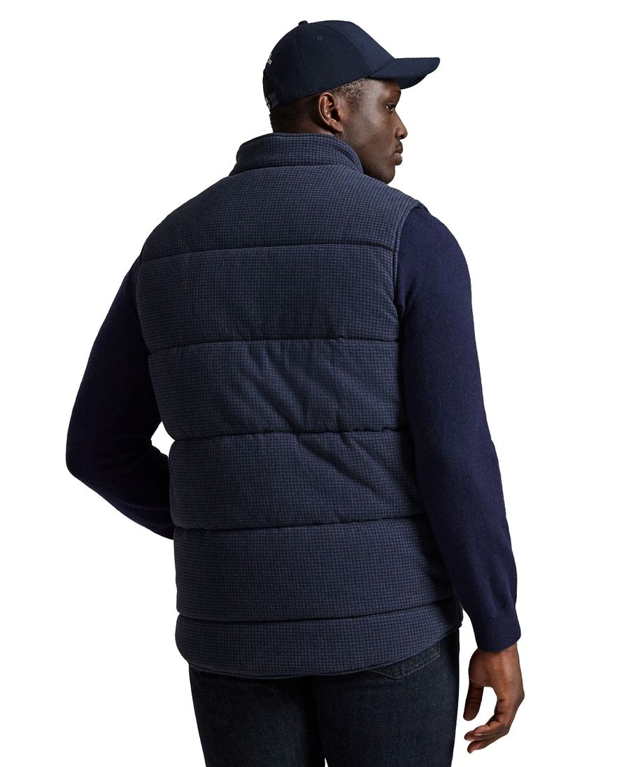 Polo Ralph Lauren bodywarmer big en tall wijde fit blauw geprint