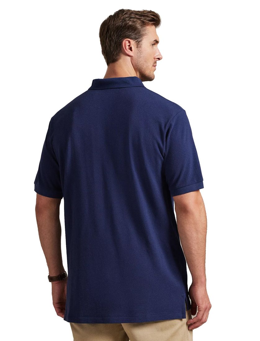 Polo Ralph Lauren polo big en tall wijde fit katoen donkerblauw