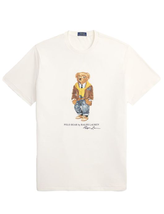 Polo Ralph Lauren t-shirt big en tall creme wijde fit