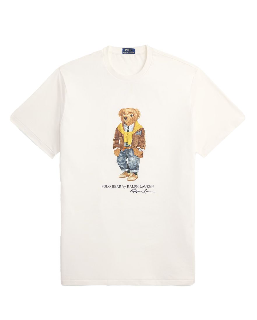 Polo Ralph Lauren t-shirt big en tall creme wijde fit