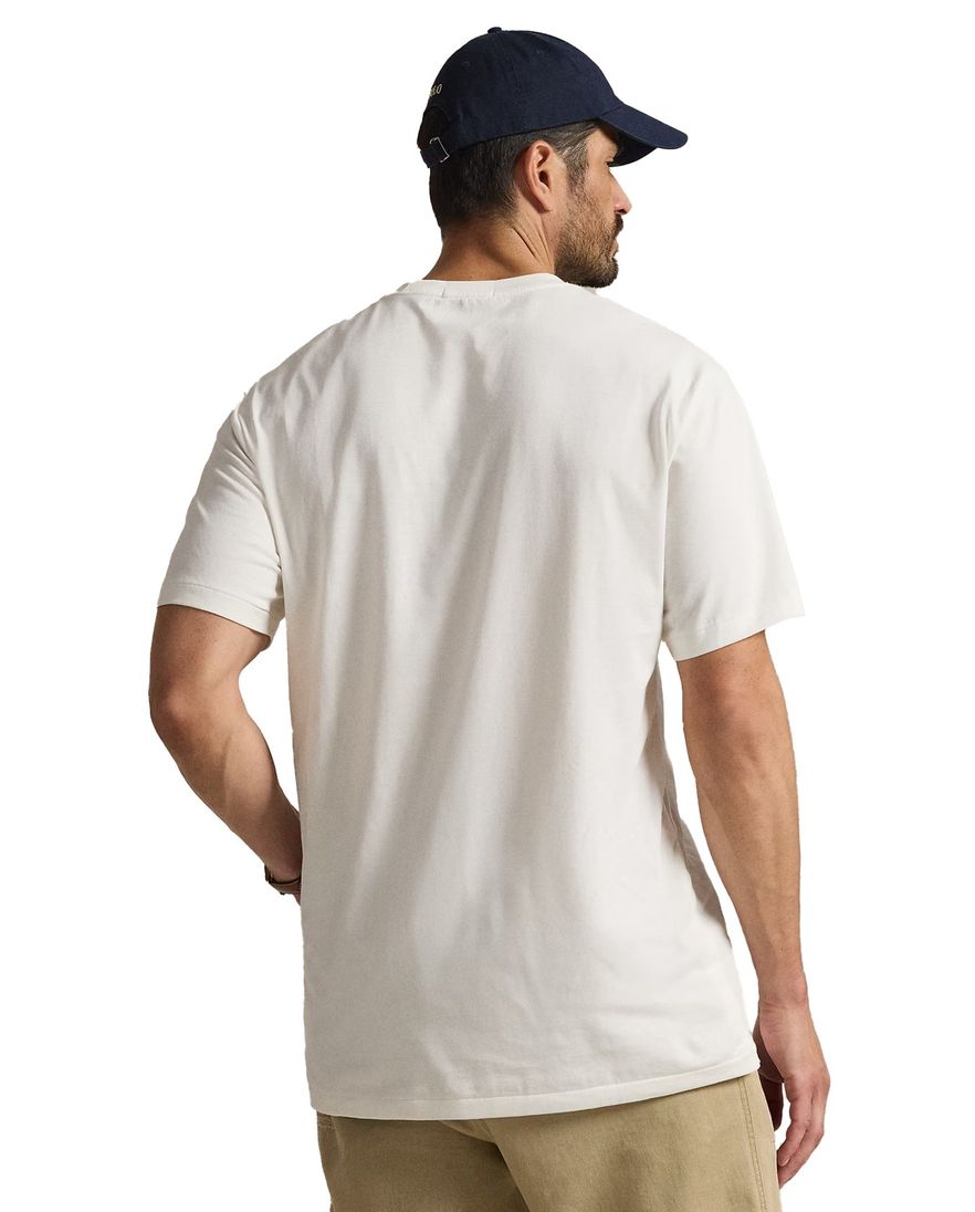 Polo Ralph Lauren t-shirt big en tall creme wijde fit