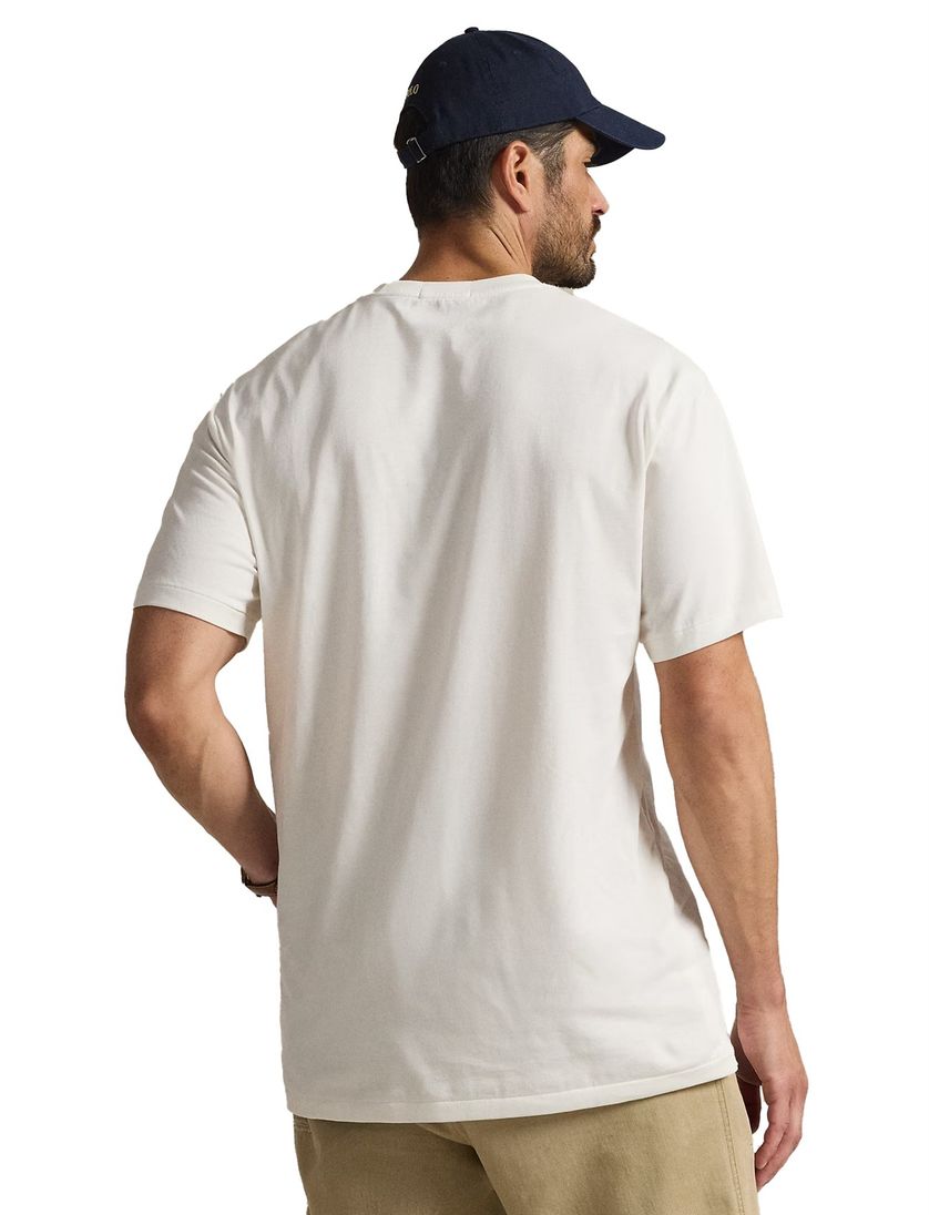 Polo Ralph Lauren t-shirt creme big en tall bear katoen