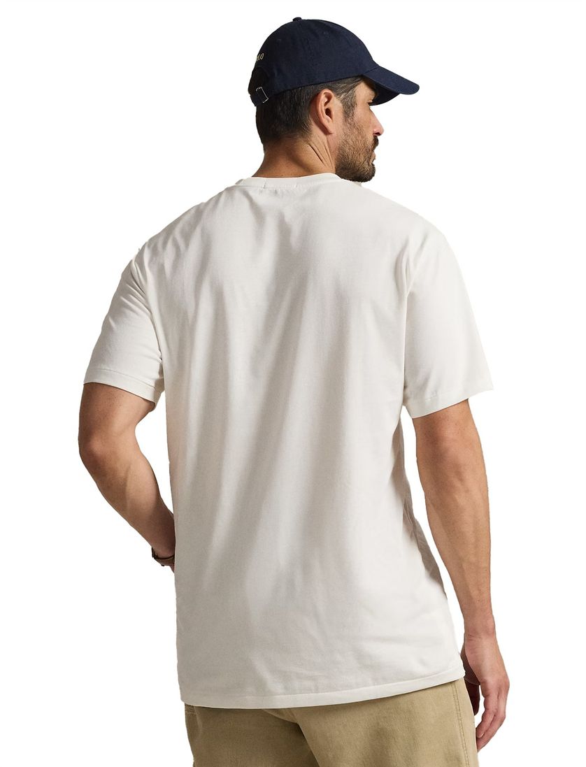 Polo Ralph Lauren t-shirt creme big en tall bear katoen