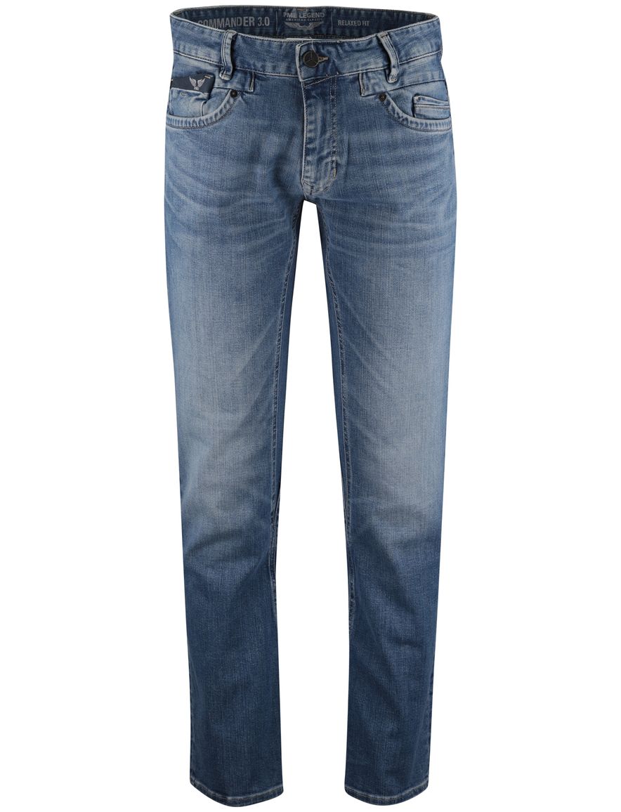 Blauwe PME Legend jeans Commander 3.0 relaxed fit denim