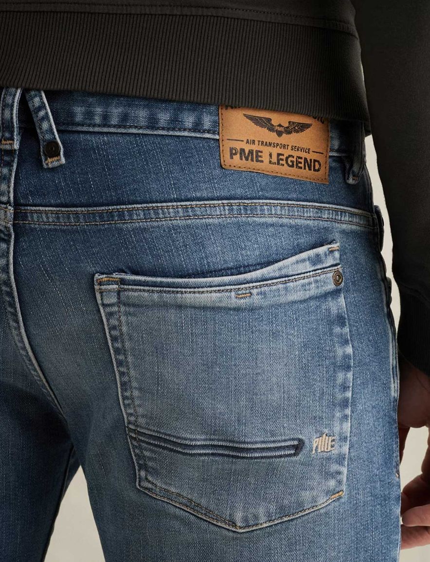 Blauwe PME Legend jeans Commander 3.0 relaxed fit denim