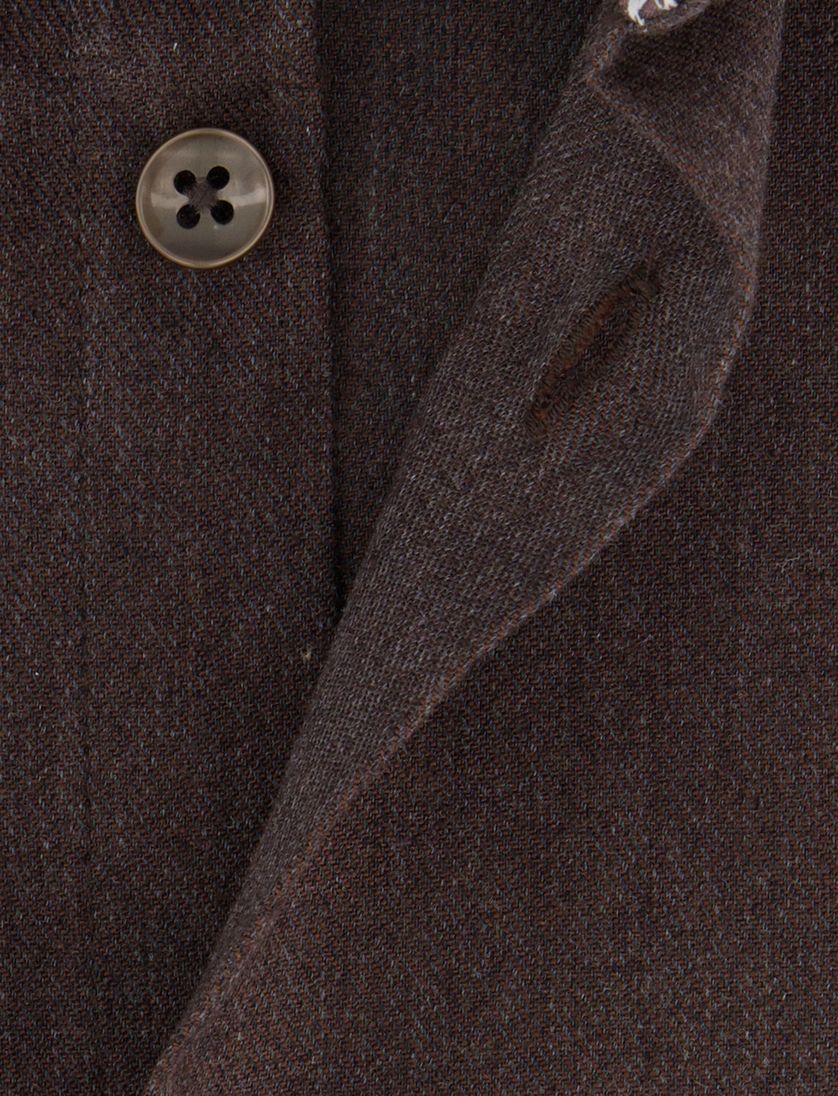 Ledub overhemd modern fit bruin