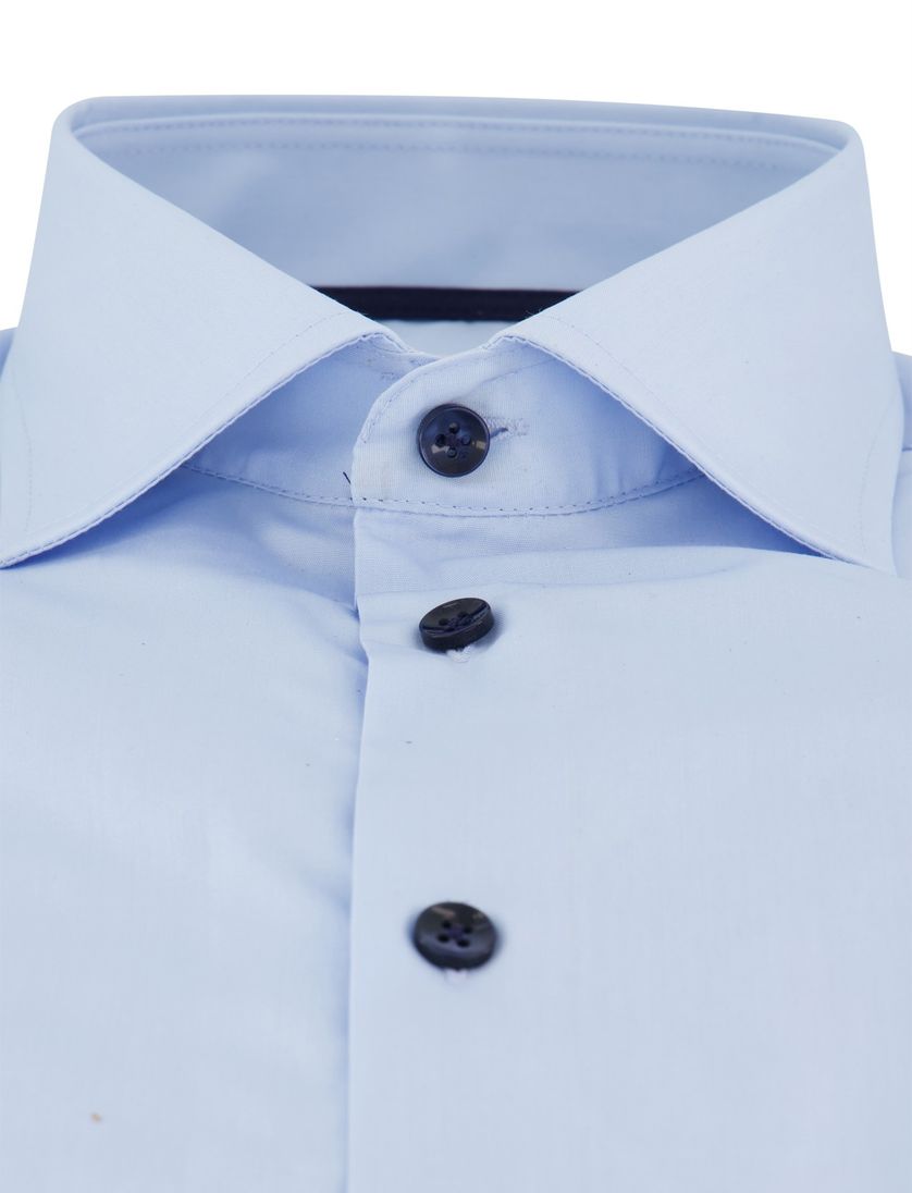 Ledub modern fit lichtblauw overhemd effen