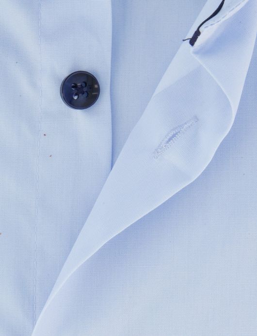 Ledub modern fit lichtblauw overhemd katoen
