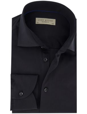 John Miller Zwart overhemd John Miller Tailored Fit ml 5