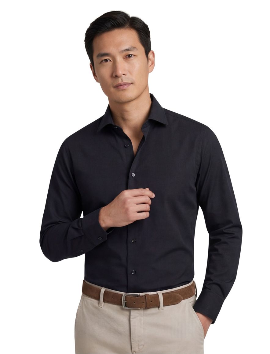 John Miller overhemd zwart