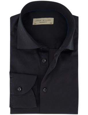 John Miller Overhemd John Miller Tailored Fit ml 5 zwart