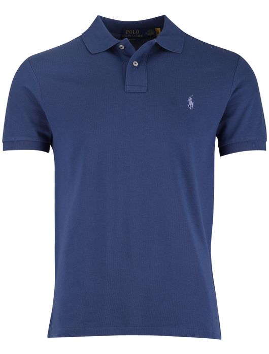 Polo Ralph Lauren poloshirt korte mouw blauw effen