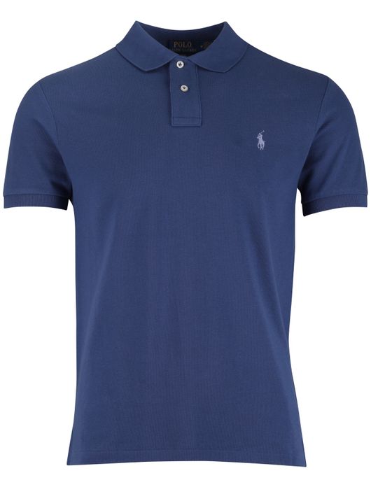 Polo Ralph Lauren poloshirt korte mouw blauw effen