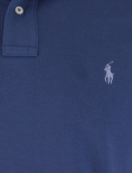Polo Ralph Lauren poloshirt korte mouw blauw effen