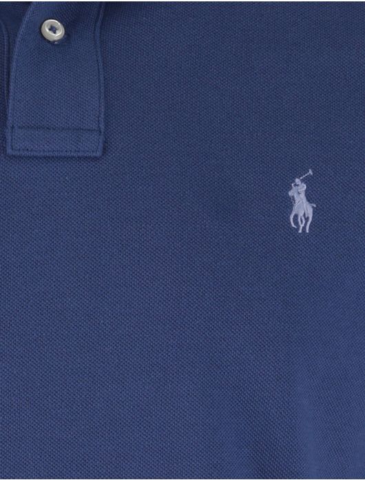 Polo Ralph Lauren poloshirt korte mouw blauw effen