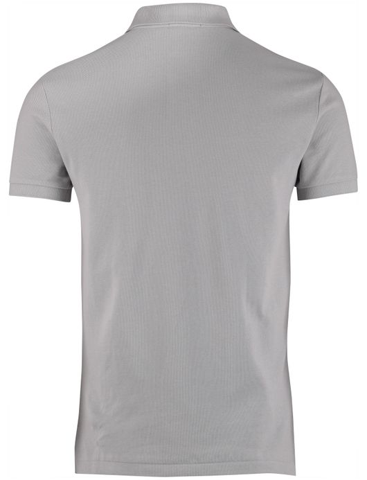 Polo Ralph Lauren poloshirt grijs effen slim fit