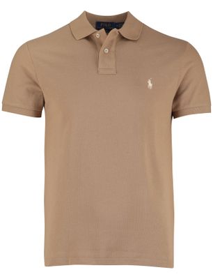 Polo Ralph Lauren Polo Ralph Lauren poloshirt effen bruin normale fit