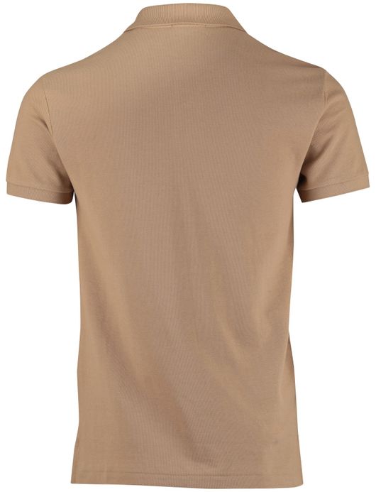 Polo Ralph Lauren poloshirt effen bruin normale fit