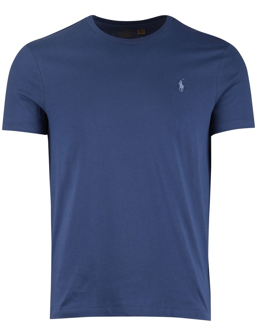 Polo Ralph Lauren normale fit t-shirt blauw effen