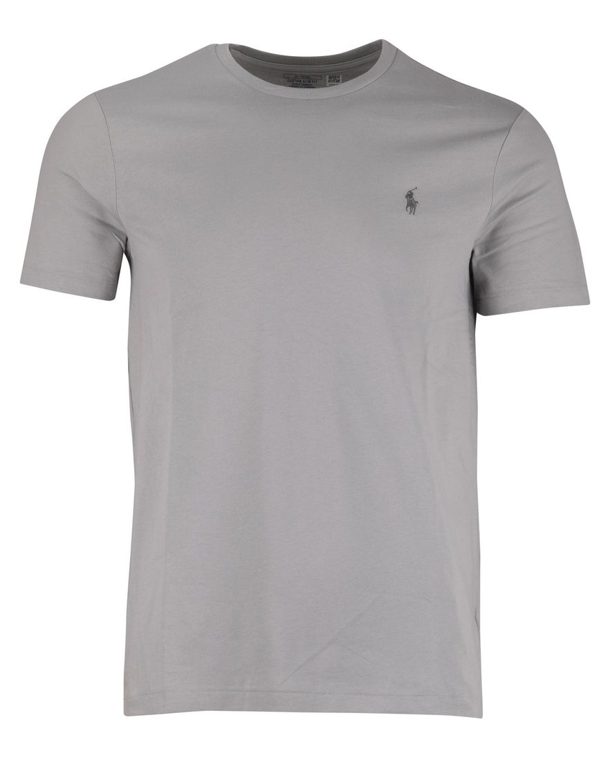 Polo Ralph Lauren t-shirt normale fit effen grijs