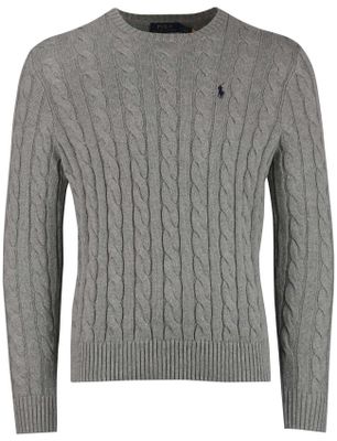 Polo Ralph Lauren Polo Ralph Lauren trui effen grijs normale fit