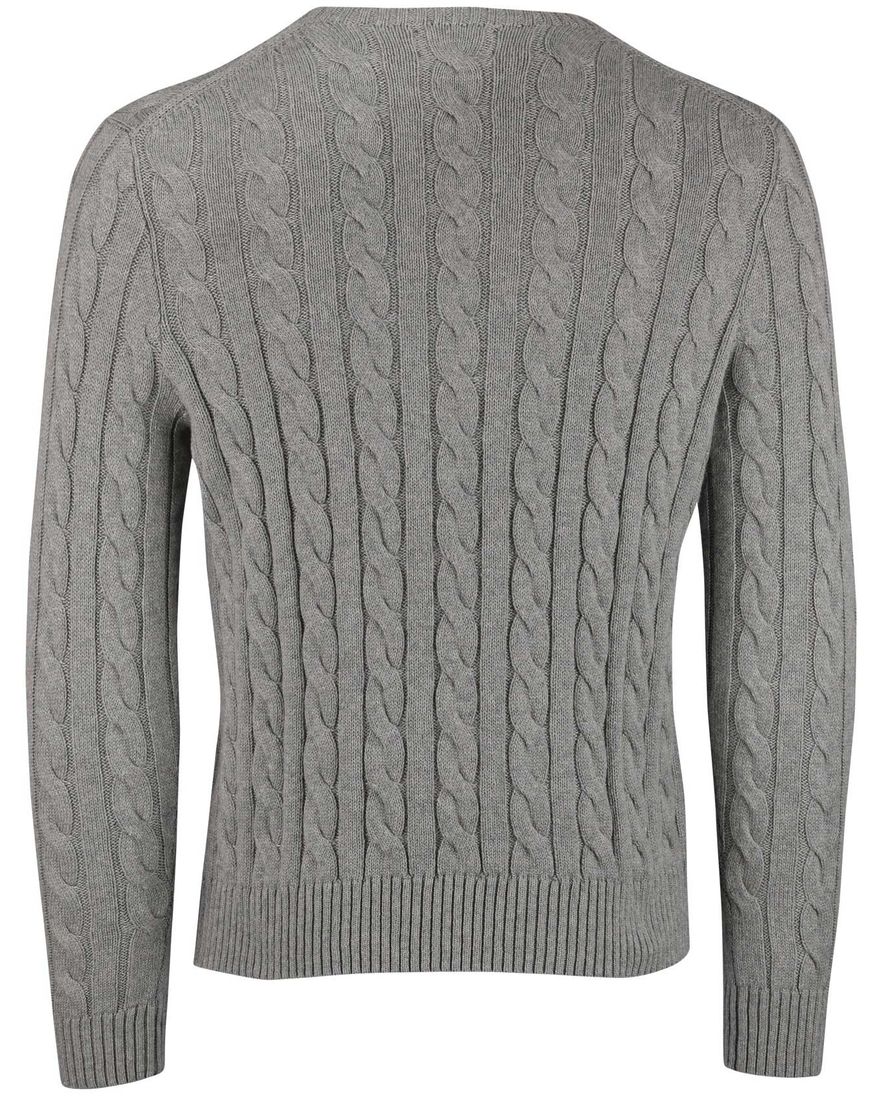 Polo Ralph Lauren trui effen grijs normale fit