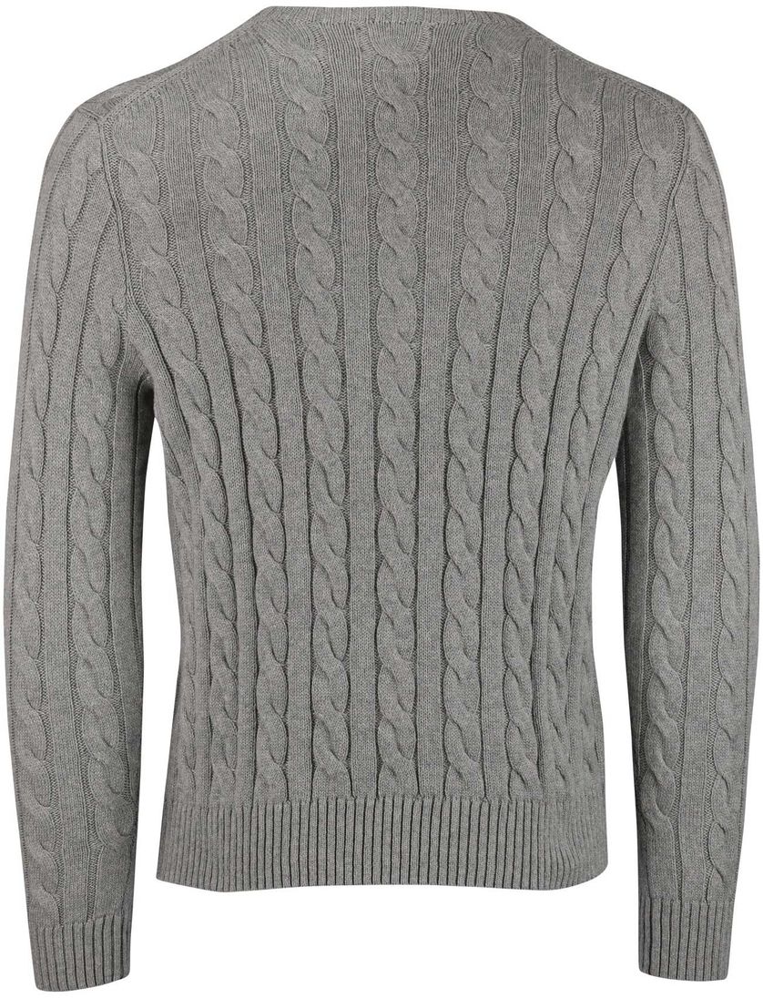 Polo Ralph Lauren trui normale fit effen grijs