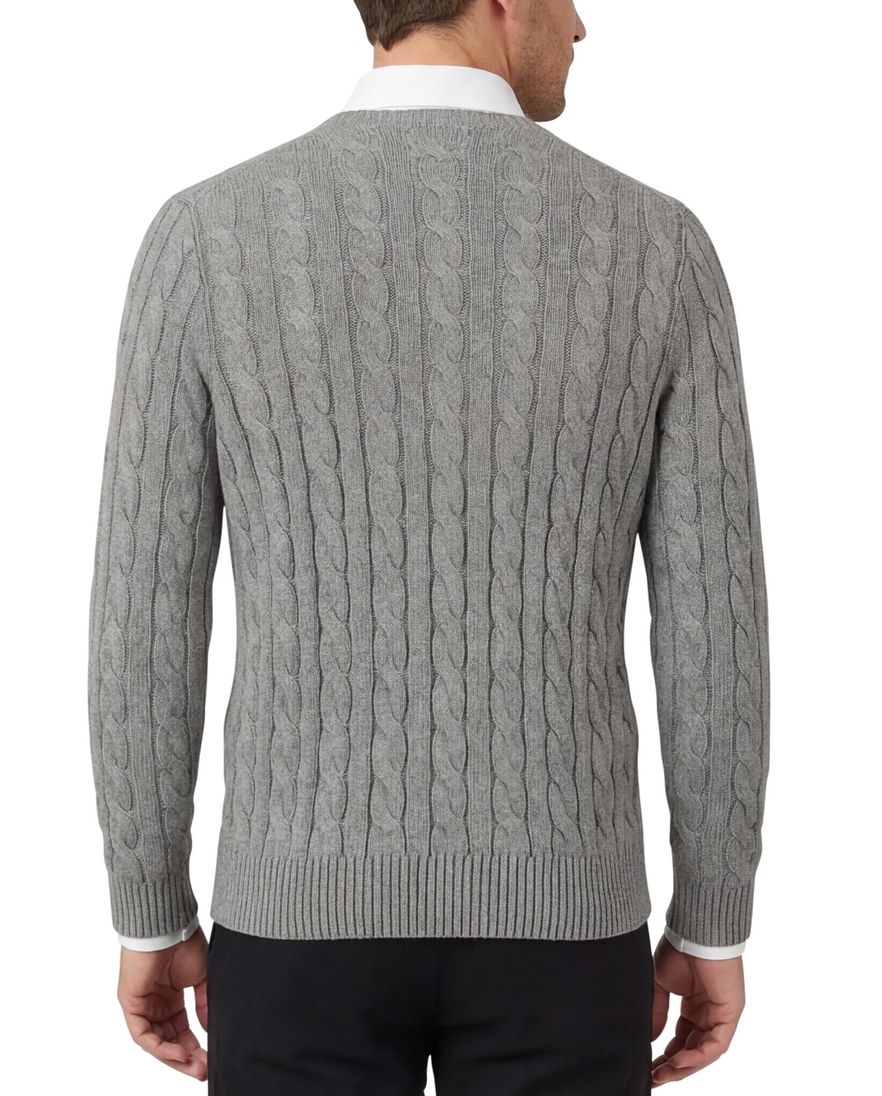 Polo Ralph Lauren trui effen grijs normale fit