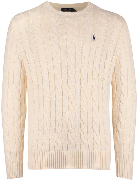 Polo Ralph Lauren trui effen beige normale fit